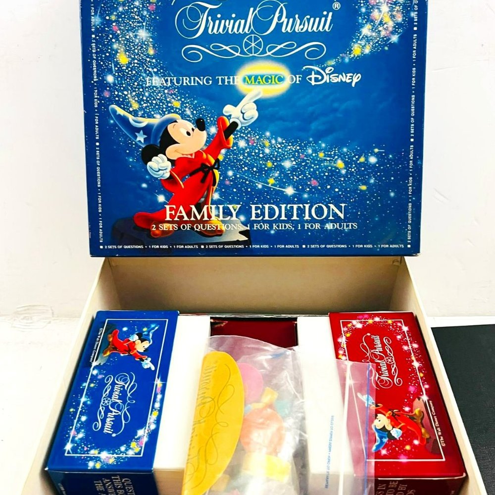 Vintage Trivial Pursuit Magic of Disney Family Edition 1986 Board Game